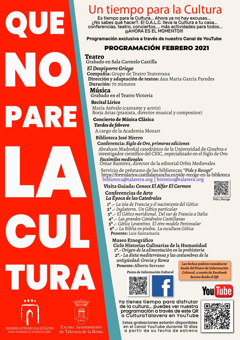 actividad cultural febrero