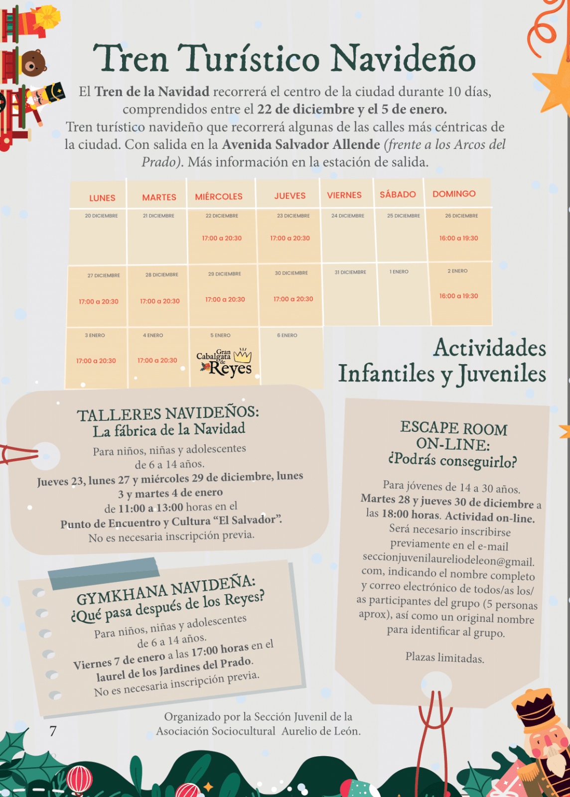 Folleto Navidad y Reyes AAFF