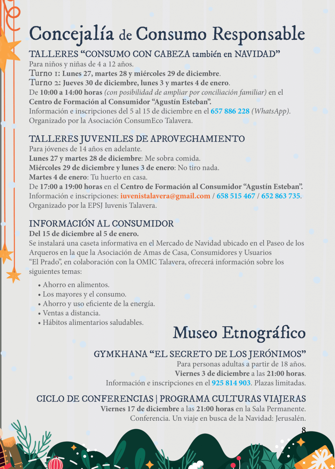 Folleto Navidad y Reyes AAFF