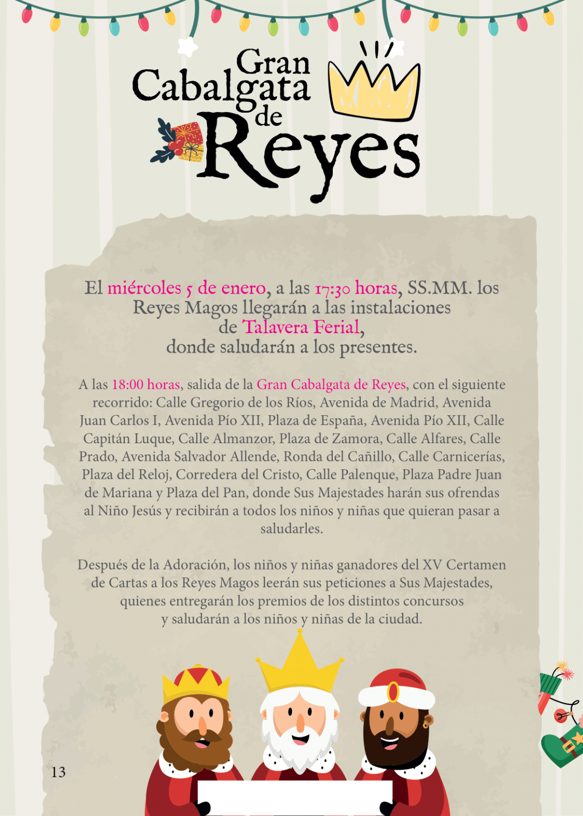 Folleto Navidad y Reyes AAFF