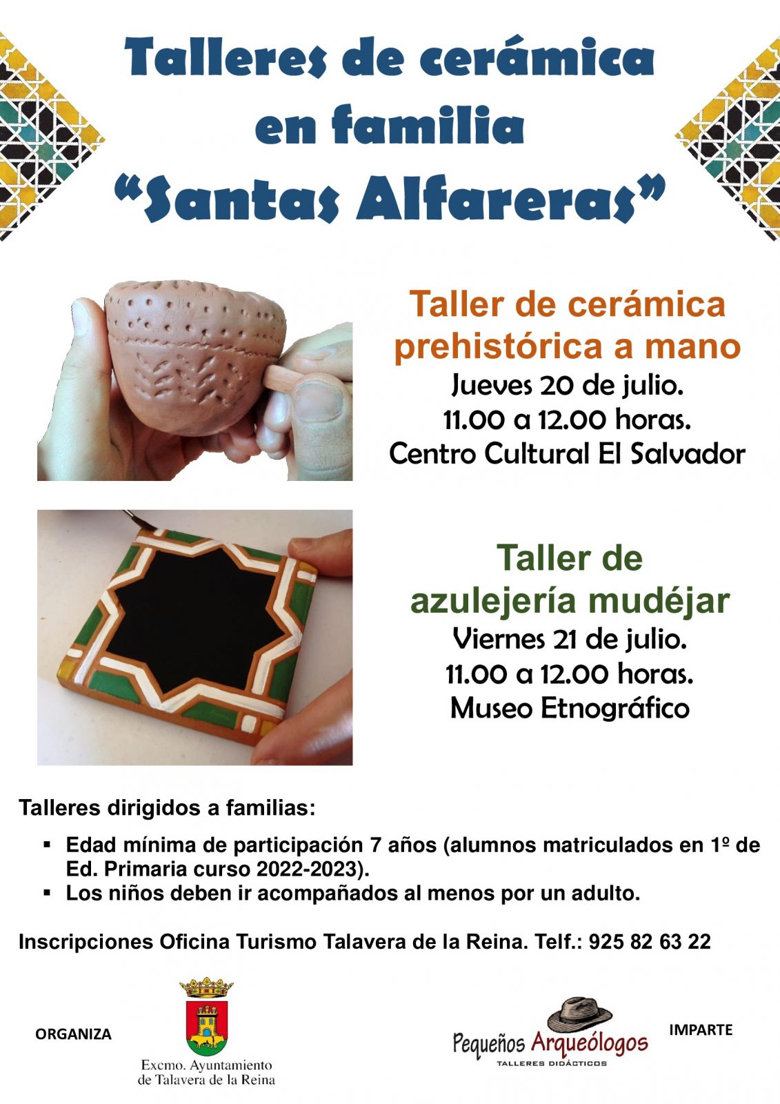 Taller de cerámica en familia