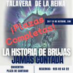Plazas completas para la nueva ruta de Halloween del 30 y 31 de octubre
