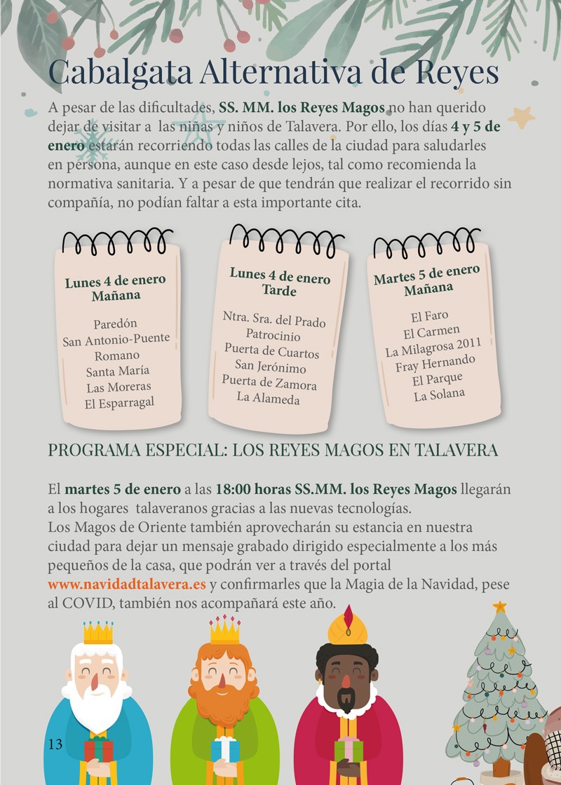 Programa Navidad Talavera 2020