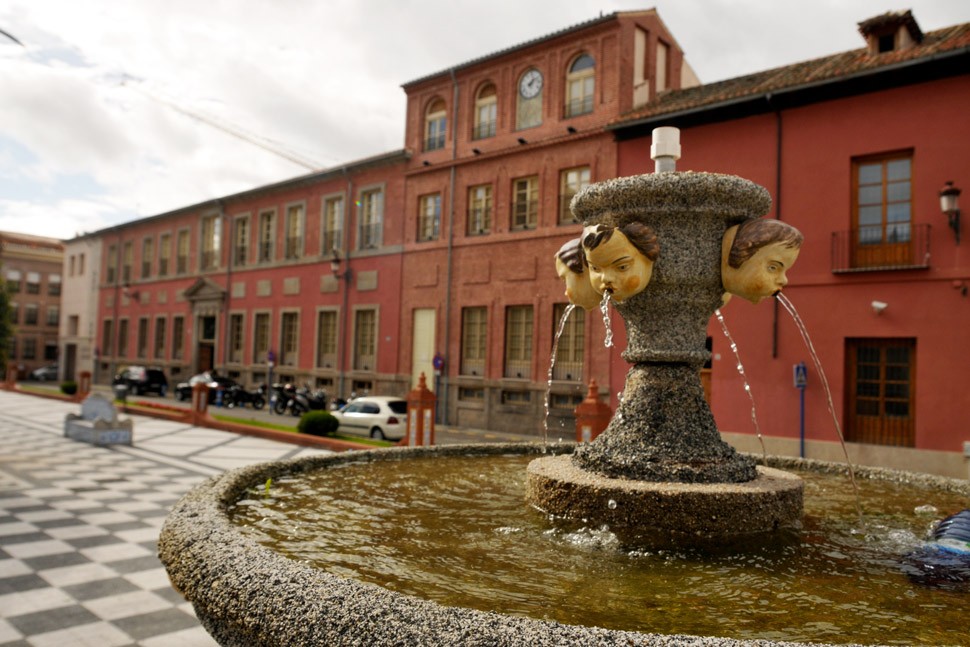 Plaza Del Pan En Talavera De La Reina