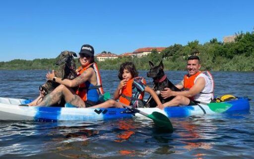 foto perros ruta piragua talak