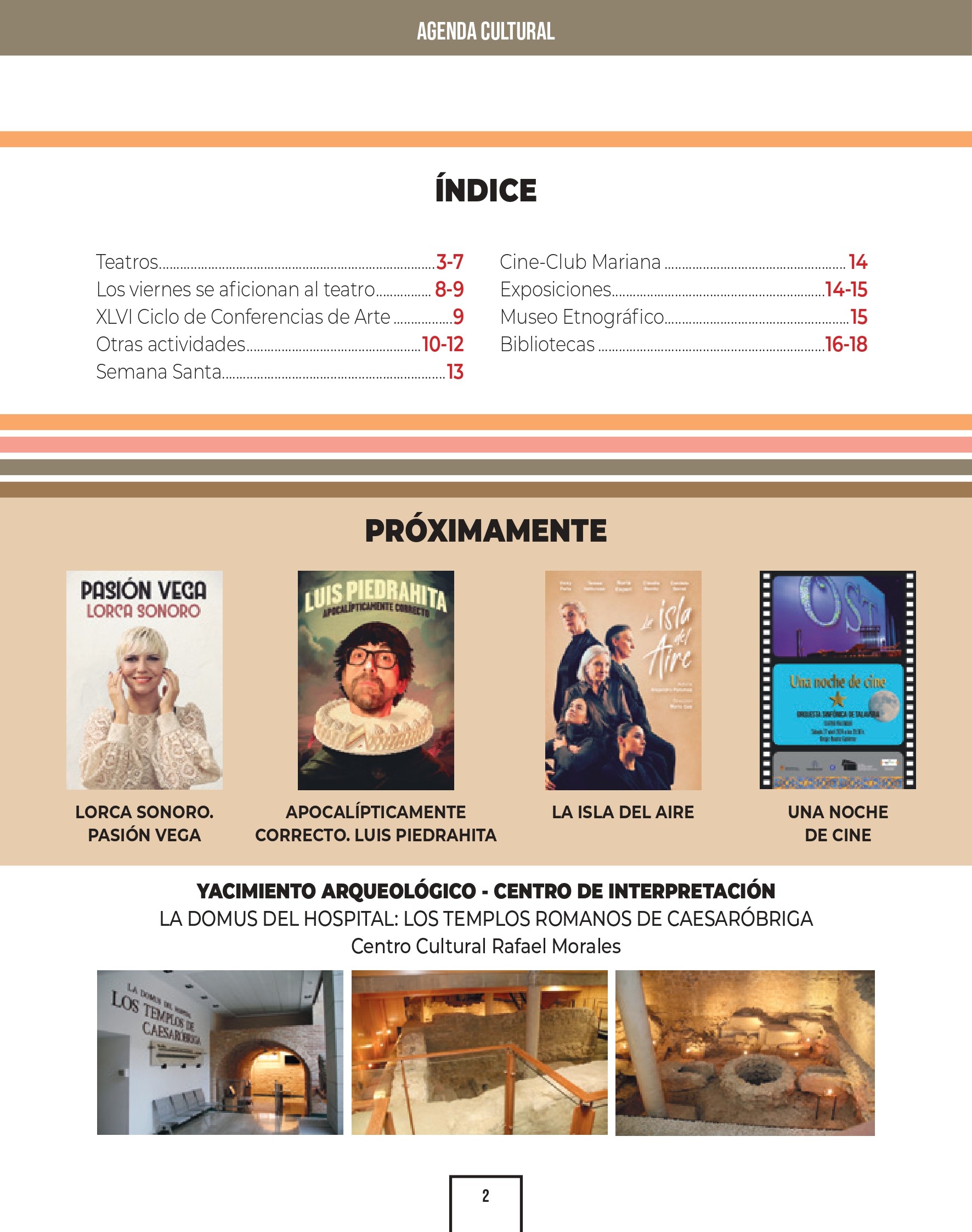 PROGRAMACION CULTURAL MARZO page