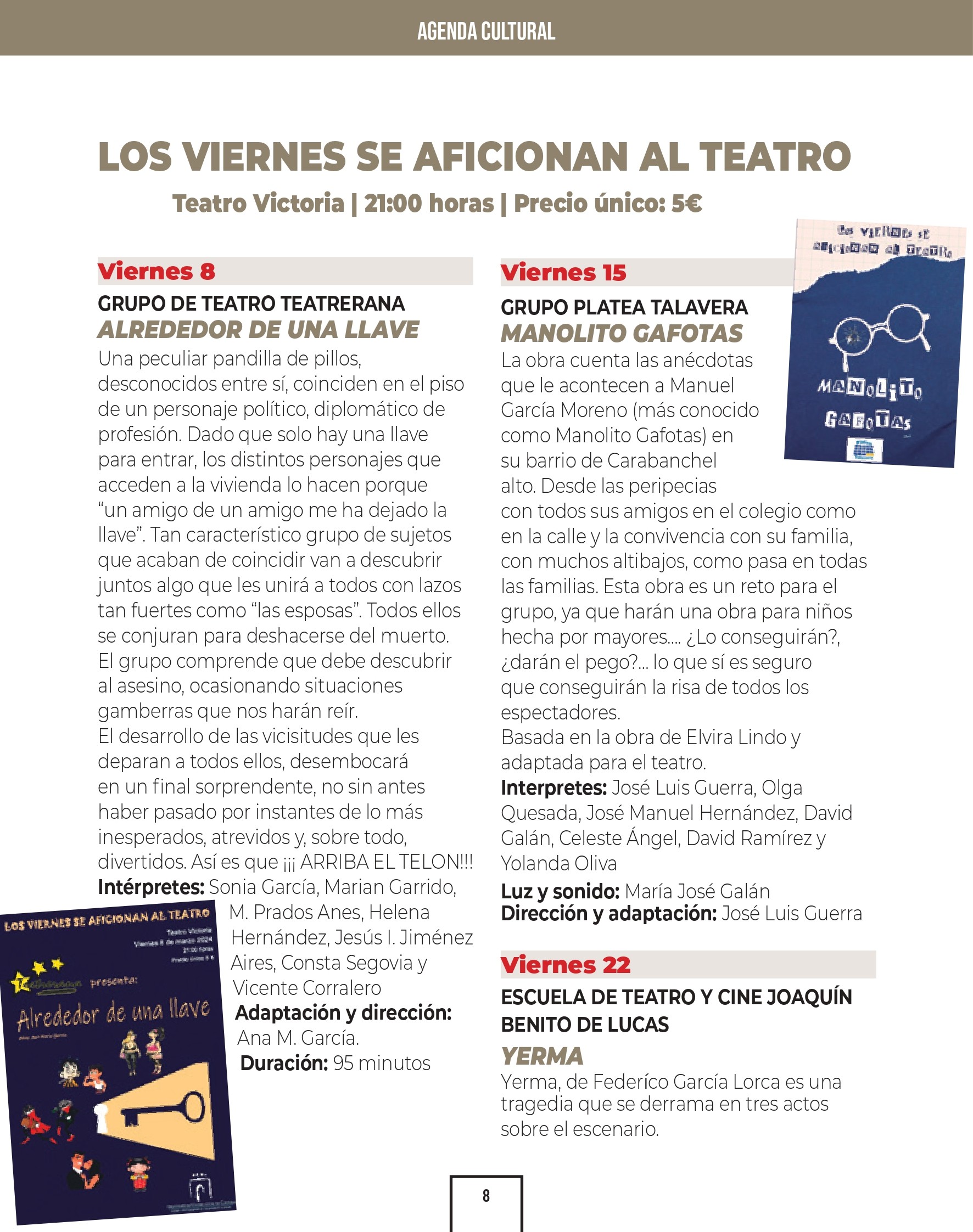 PROGRAMACION CULTURAL MARZO page