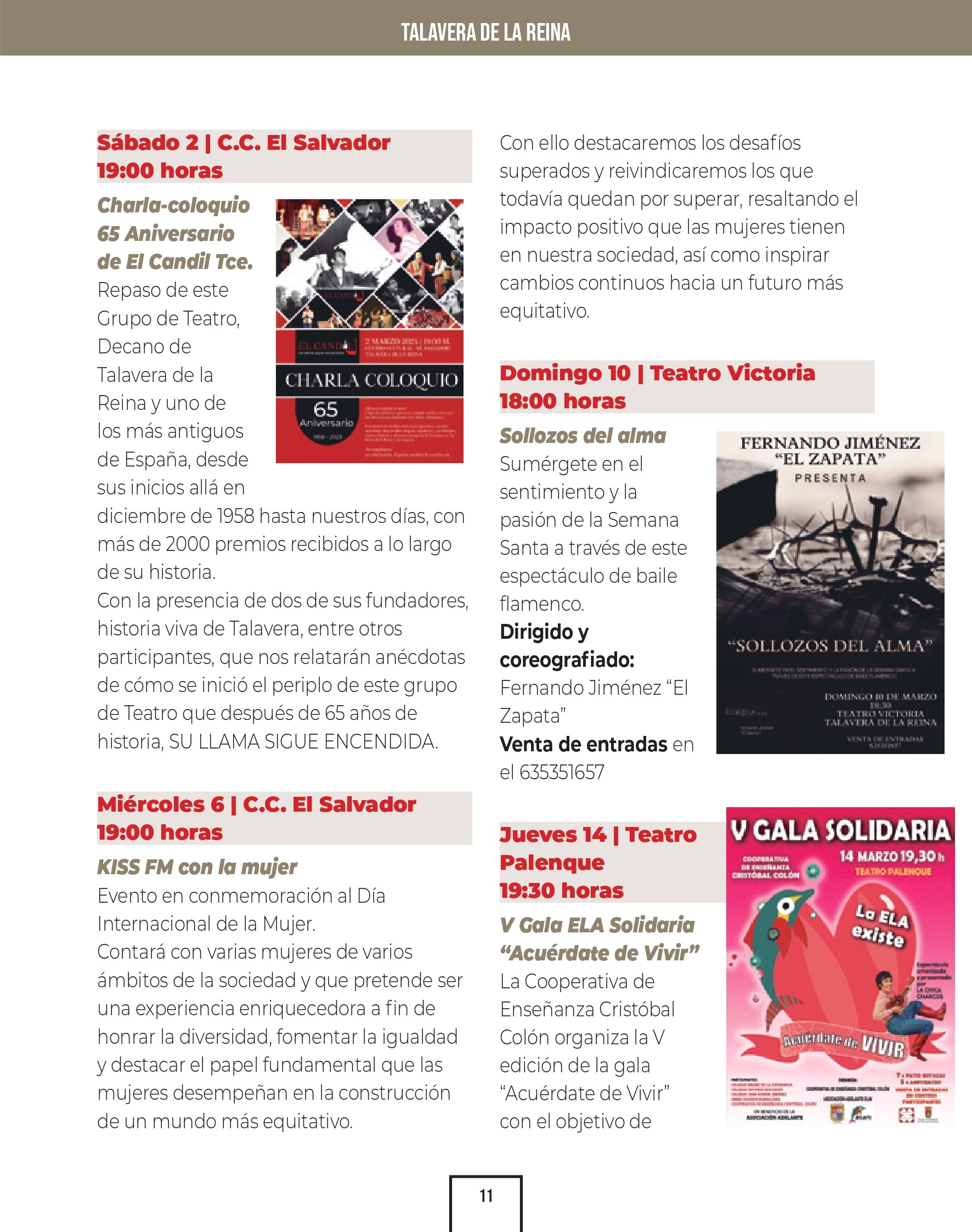 PROGRAMACION CULTURAL MARZO page