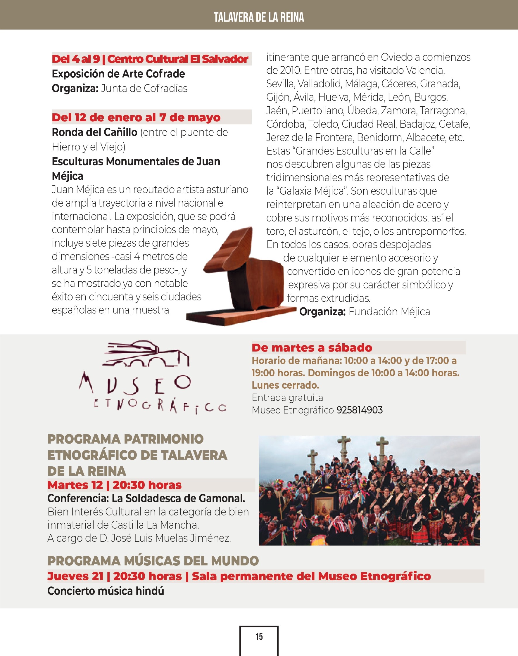 PROGRAMACION CULTURAL MARZO page