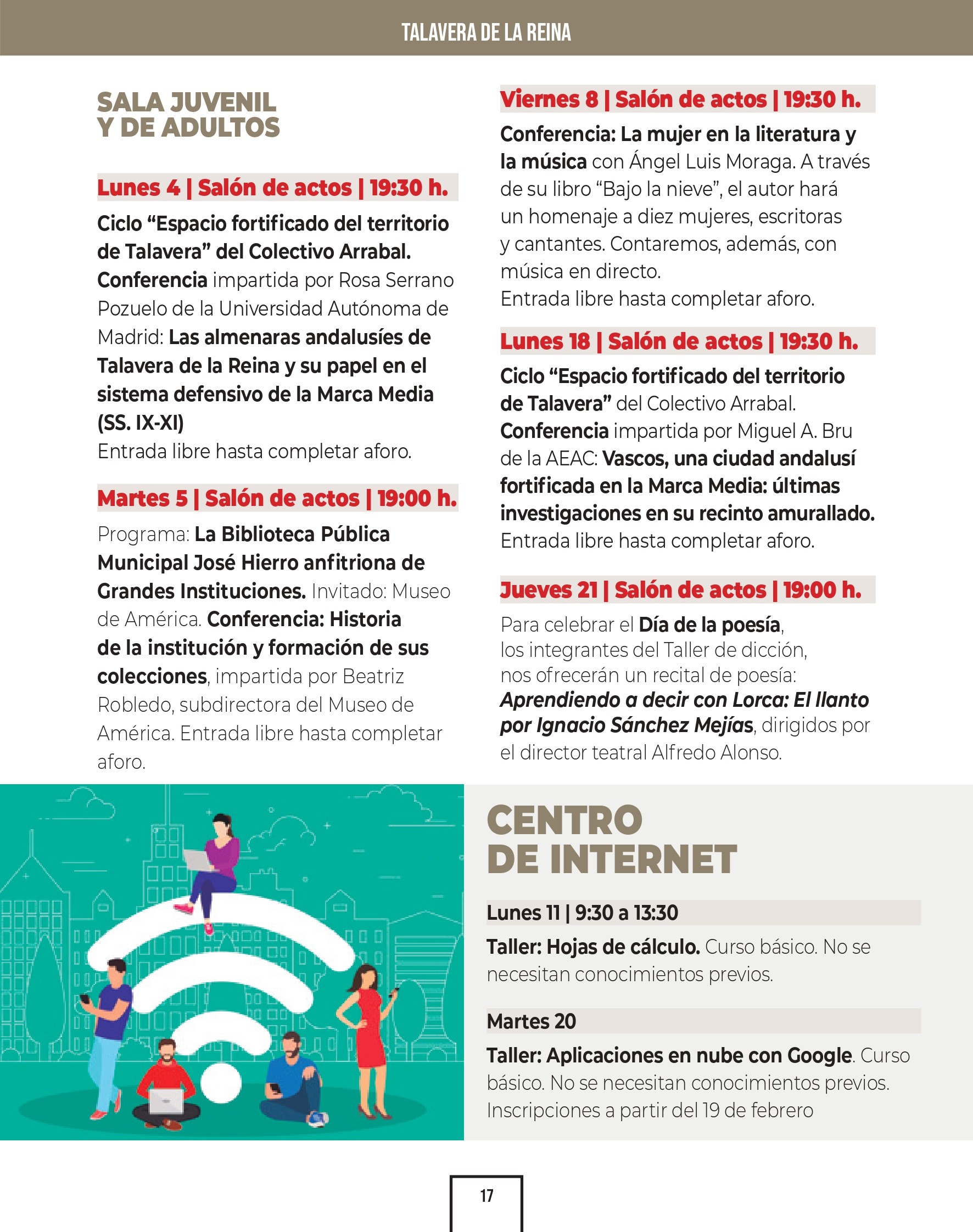 PROGRAMACION CULTURAL MARZO page