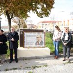 El alcalde Jose Julian Gregorio inaugura el mural dedicado a Camilo Jose Cela Paseo de las Letras Talavera de la Reina
