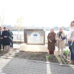 El alcalde Jose Julian Gregorio inaugura el mural dedicado al Padre Juan de Mariana Paseo de las Letras Talavera de la Reina